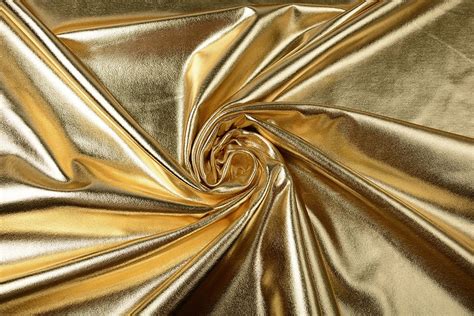 Neoprene Gold Metallic Fabric 